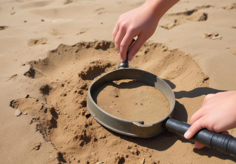 Finding buried treasure with a metal detector