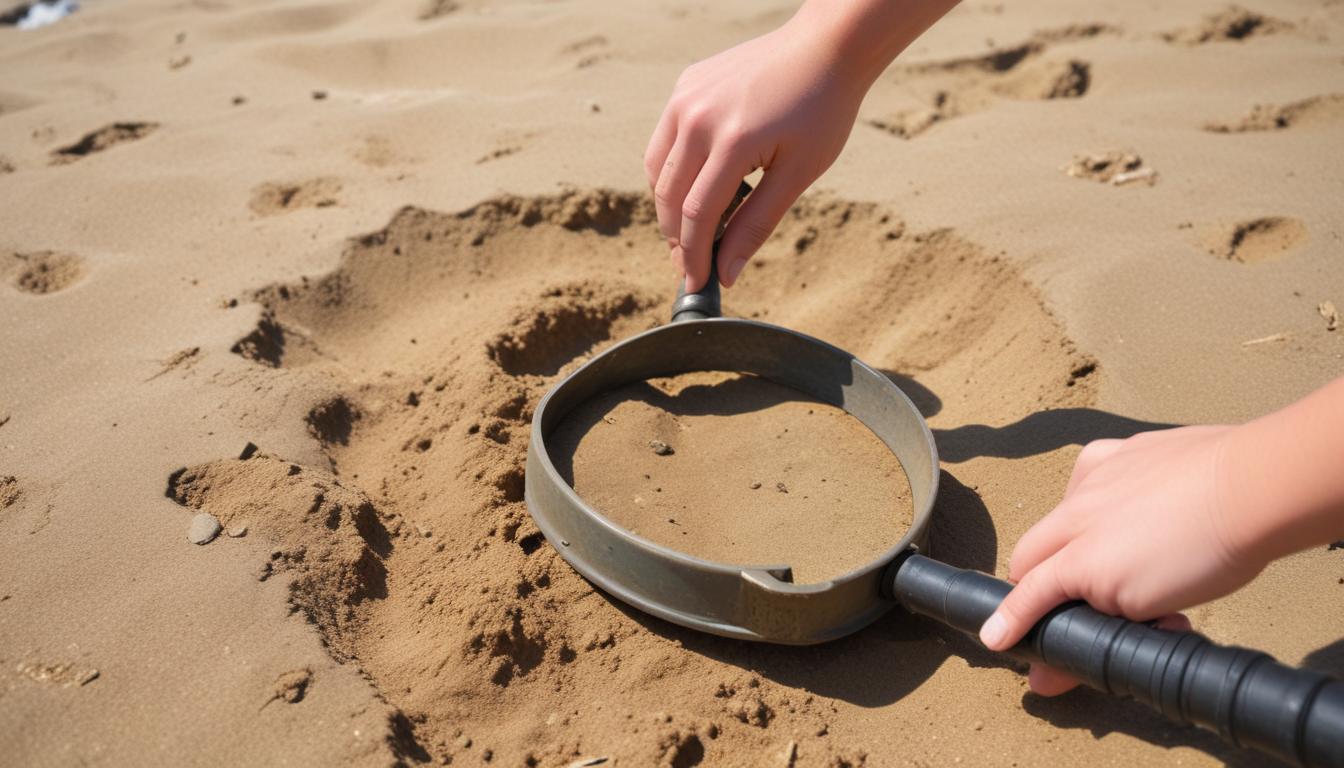 Finding buried treasure with a metal detector