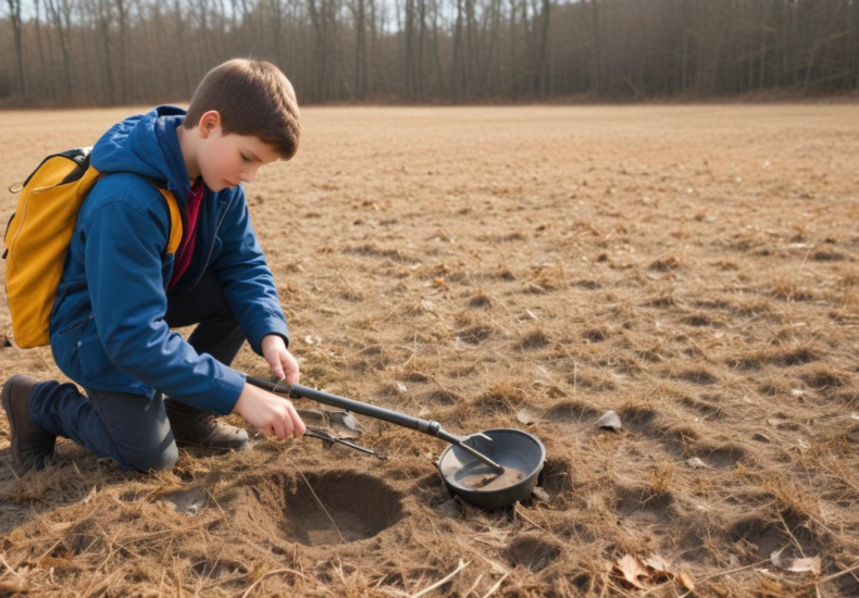 Is metal detecting allowed on school property?
