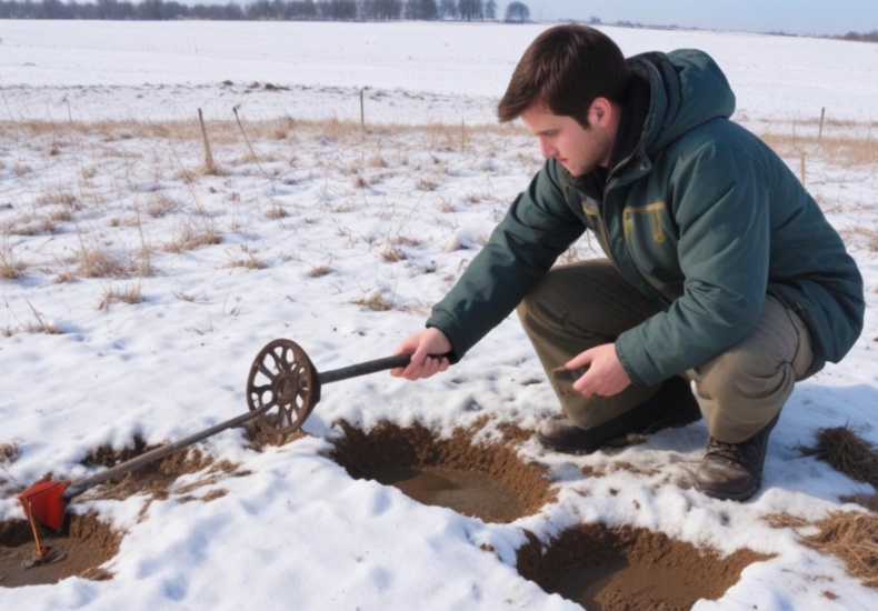 Metal detecting during winter: what's possible