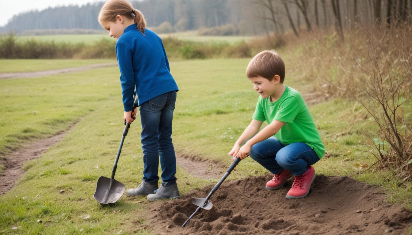 How to get kids excited about metal detecting