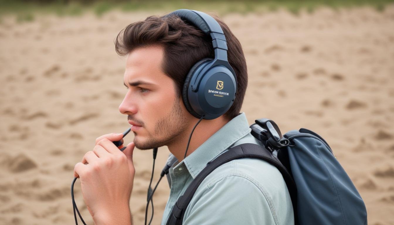 Tips for using headphones with a metal detector