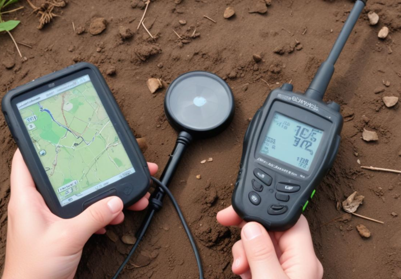 Using GPS with metal detecting for accurate tracking