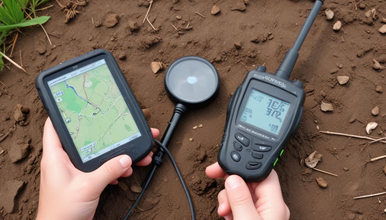 Using GPS with metal detecting for accurate tracking